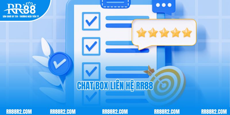 Chat box liên hệ RR88 ngay tại website