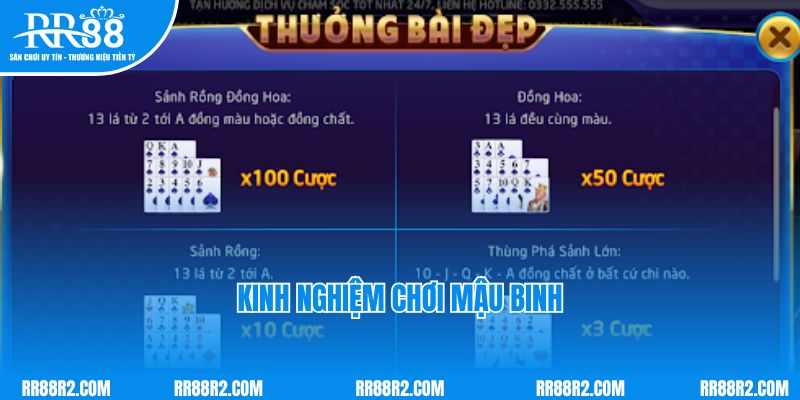 Kinh nghiệm chơi Mậu Binh nếu gặp mậu thầu là gì?